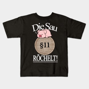 Die Sau röchelt Kids T-Shirt